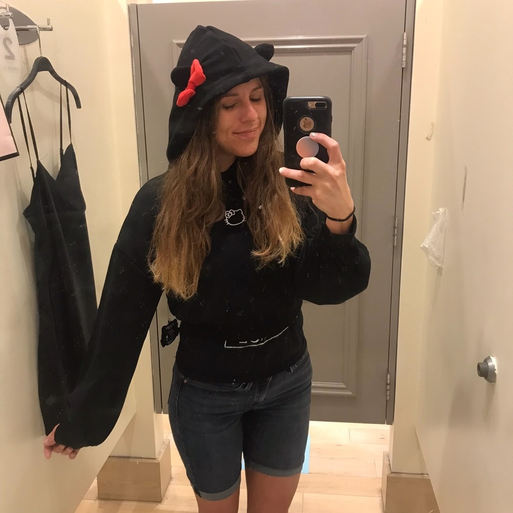 Forever21 x Hello Kitty. sweater. Bring out your inner hello kitty!